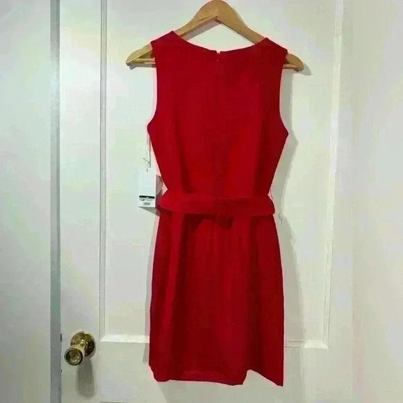 🍓NWT AMANDA UPRICHARD Gail Belted Mini Dress - Picture 6 of 11
